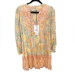 NWT Spell & the Gypsy butterfly boho tunic Dress